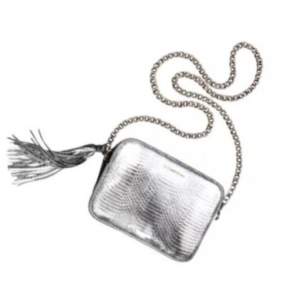 Victoria's Secret Silver/Gold Cross Body Bag - Picture 4 of 4